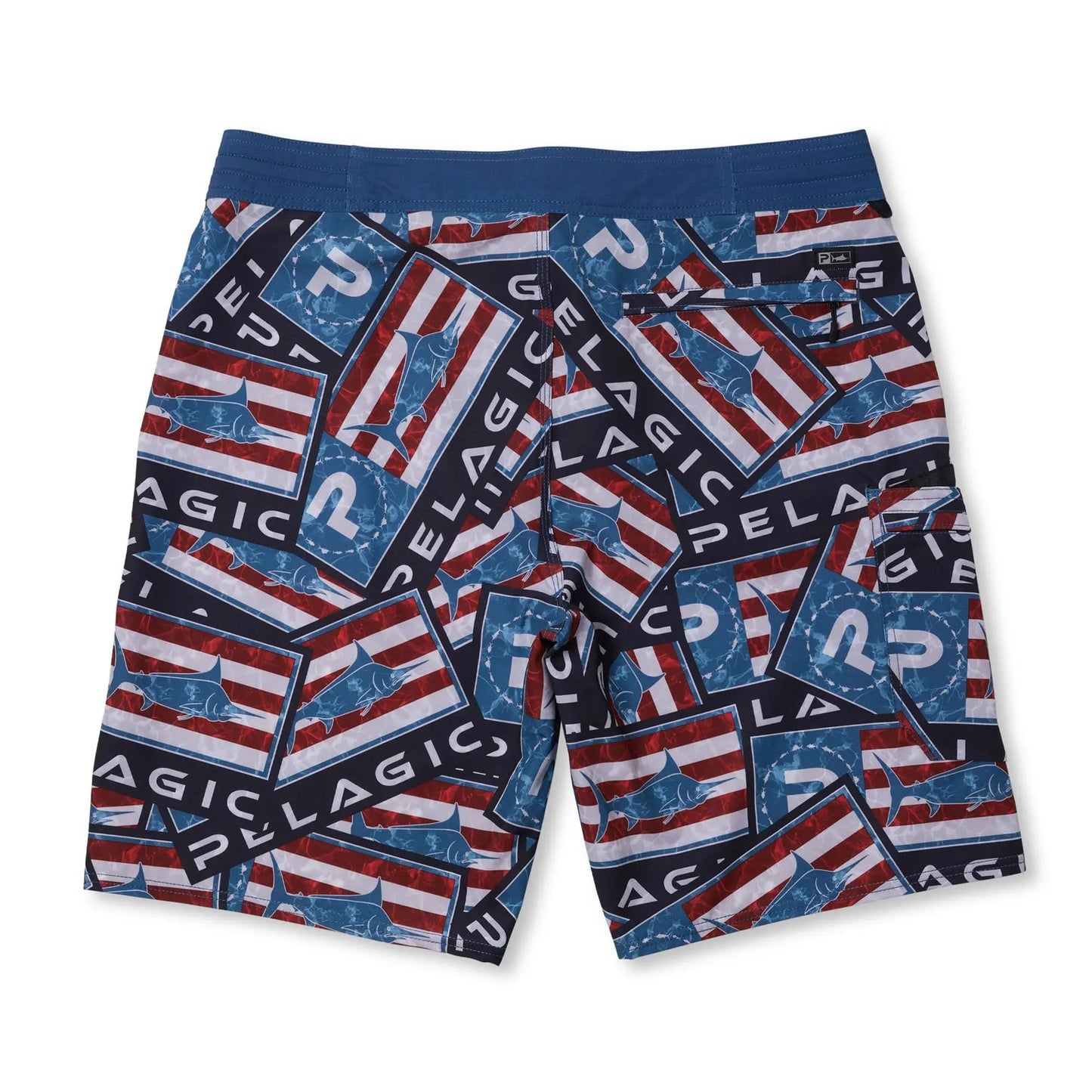 Pelagic Boardshorts 21" - Blue Water Sticker