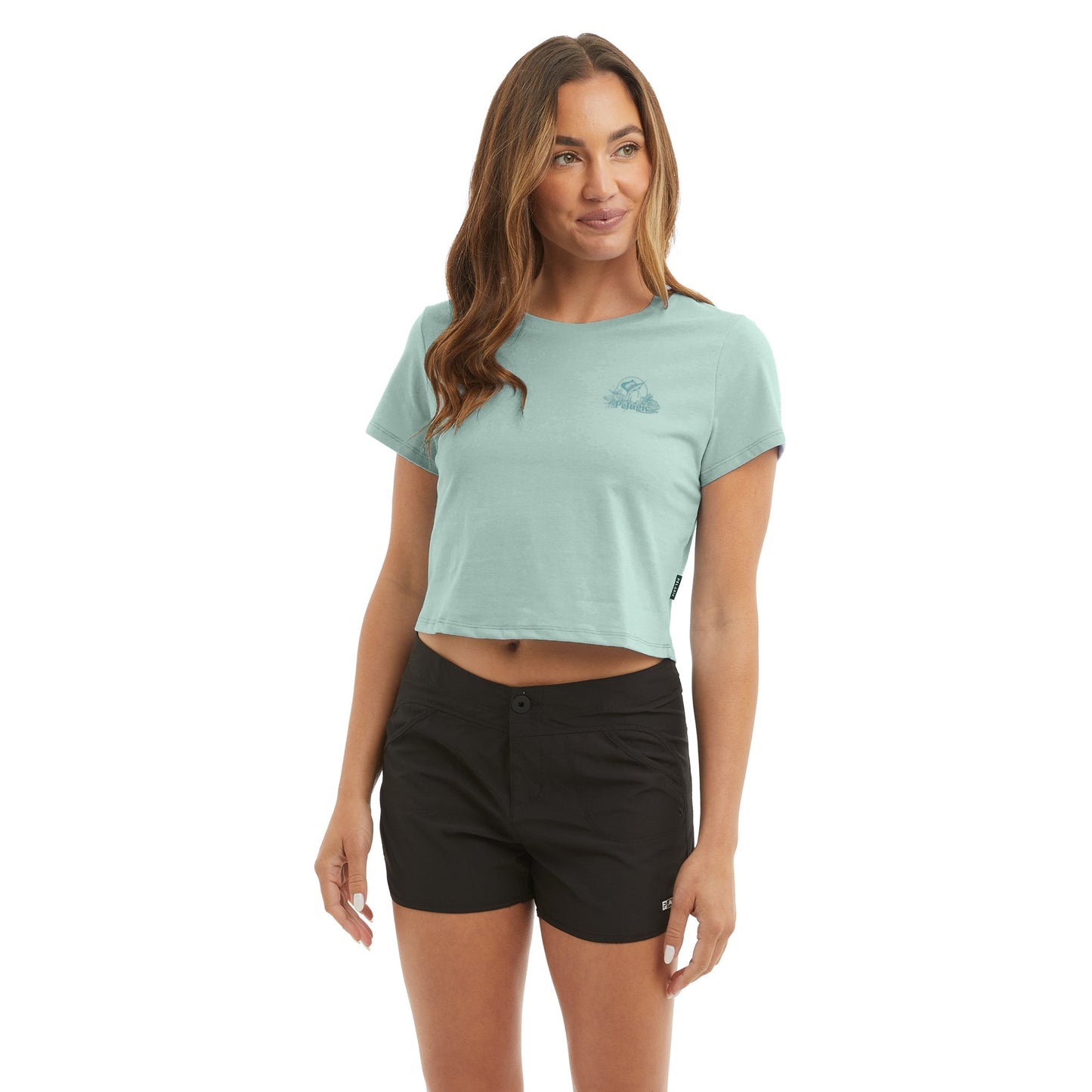 Pelagic Ws Cropped T-Shirt - Ws Tropic Sea