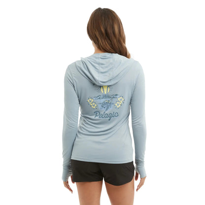 Pelagic Ws Hooded Fishing Shirt - Ws Aquatek Isla Tortuga