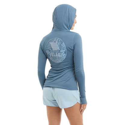 Pelagic Ws Hooded Fishing Shirt - Ws Aquatek Raya