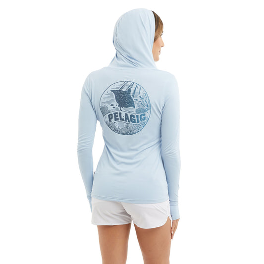Pelagic Ws Hooded Fishing Shirt - Ws Aquatek Raya