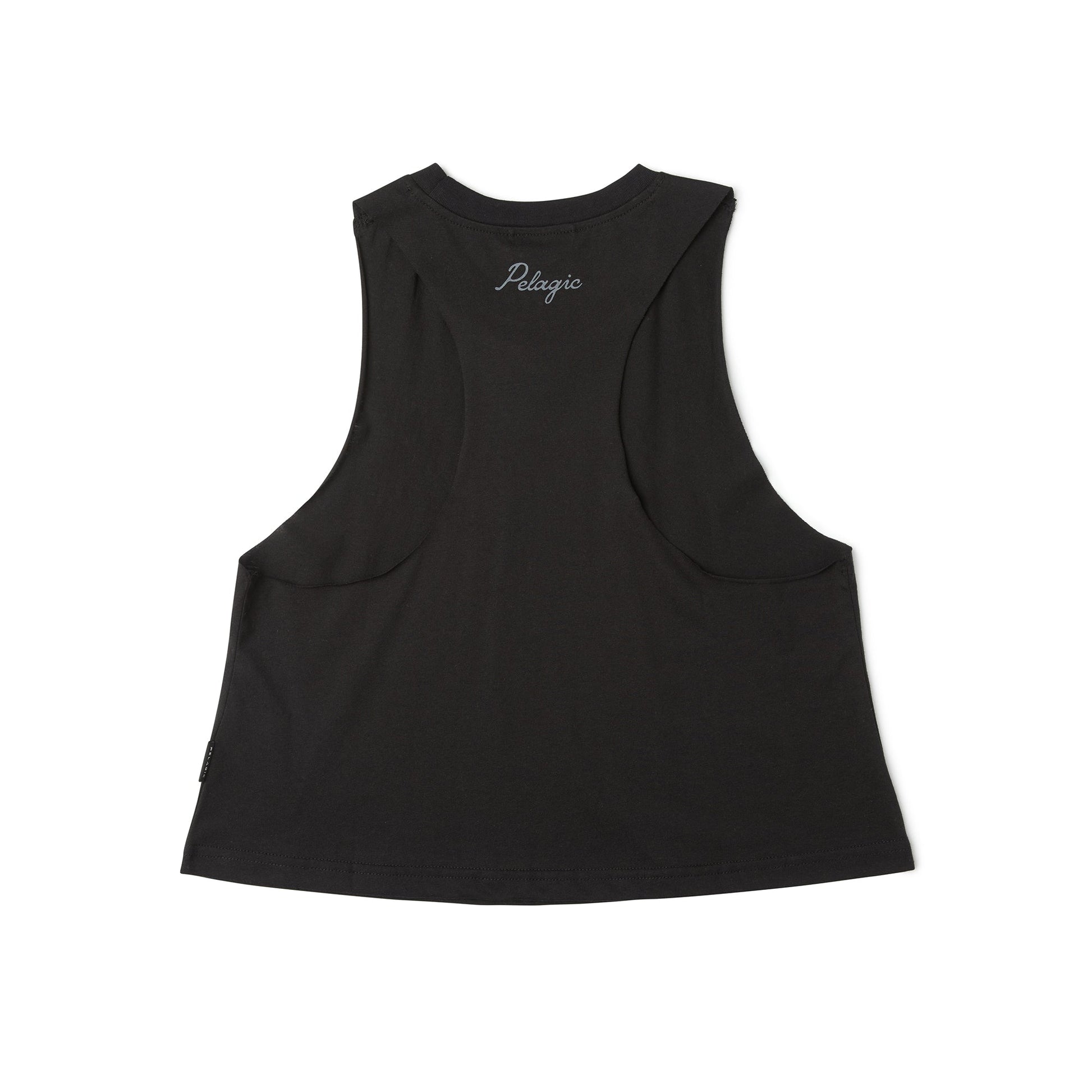 Pelagic Ws Cropped Tank - Ws Lines In
