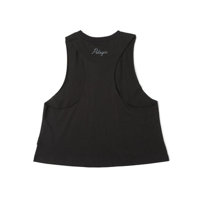 Pelagic Ws Cropped Tank - Ws Lines In