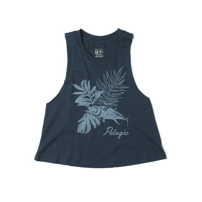 Pelagic Ws Cropped Tank - Ws Tropic Tuna