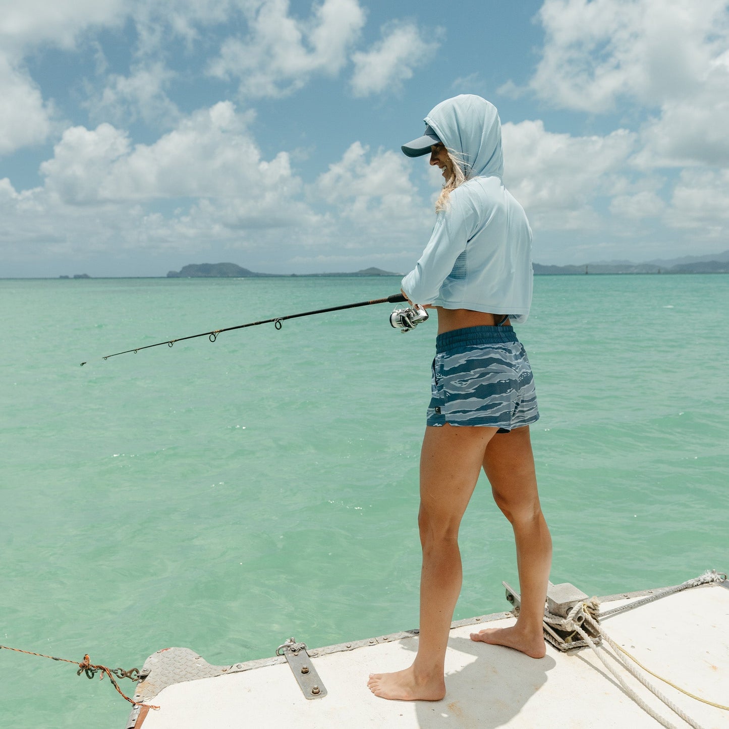 Pelagic Ws Elastic Waist Lined Shorts - Ws Leiday