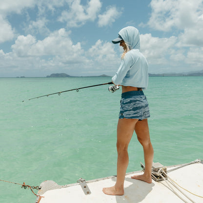Pelagic Ws Elastic Waist Lined Shorts - Ws Leiday