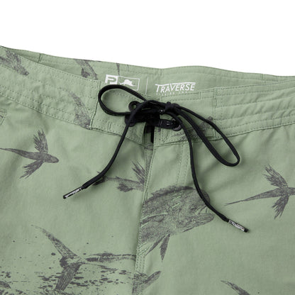 Pelagic Ws Shorts - Ws Traverse Gyotaku