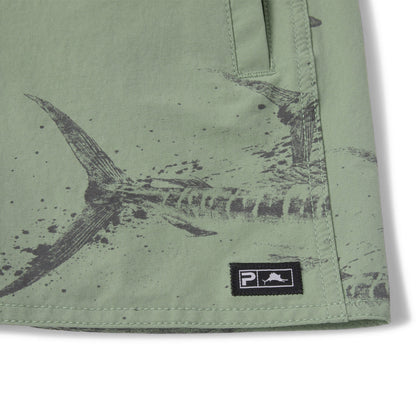 Pelagic Ws Shorts - Ws Traverse Gyotaku
