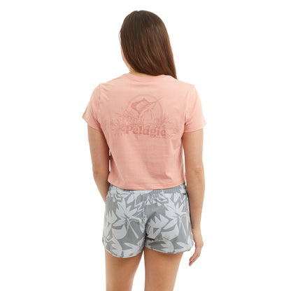Pelagic Ws Cropped T-Shirt - Ws Tropic Sea