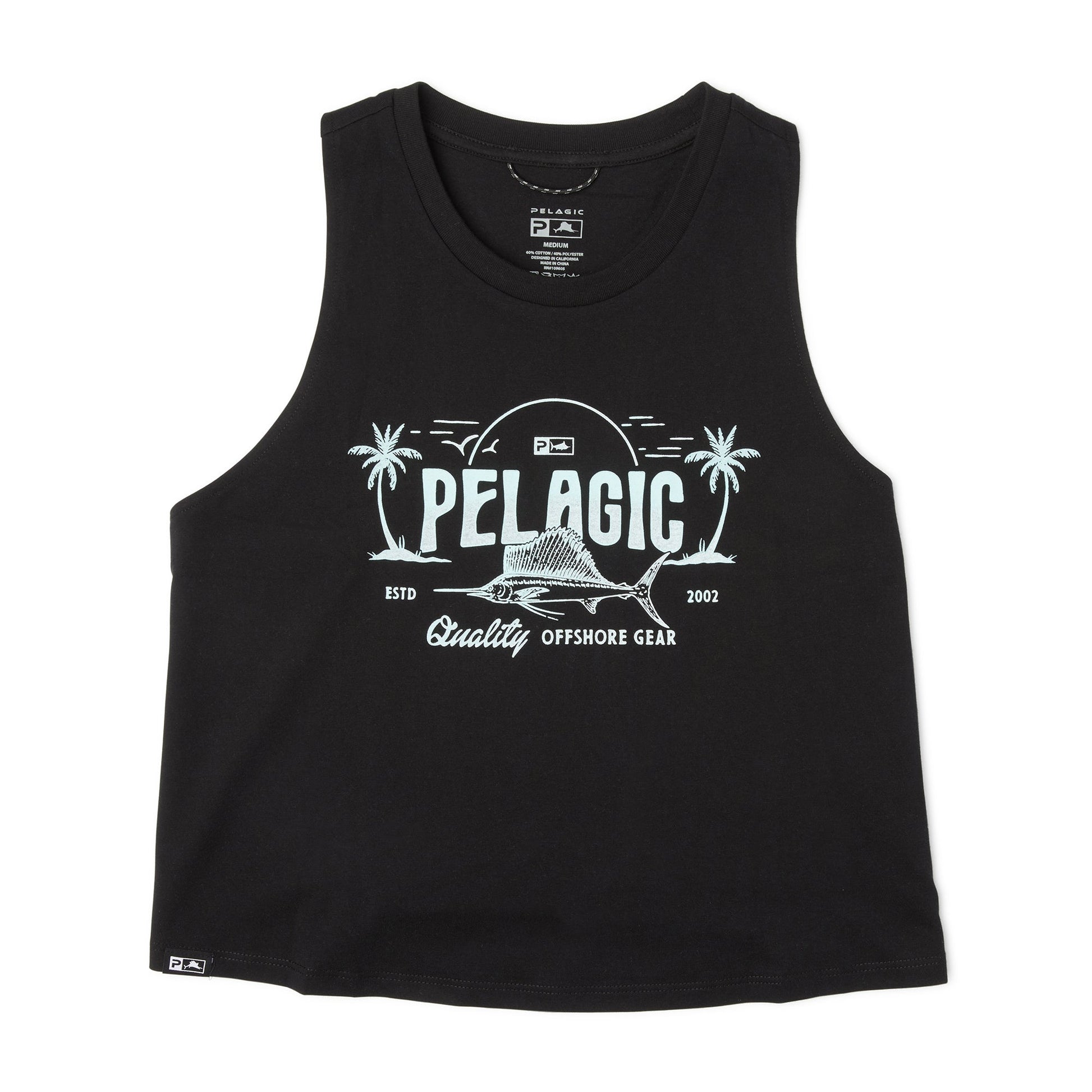 Pelagic Ws Cropped Tank - Ws Horizon