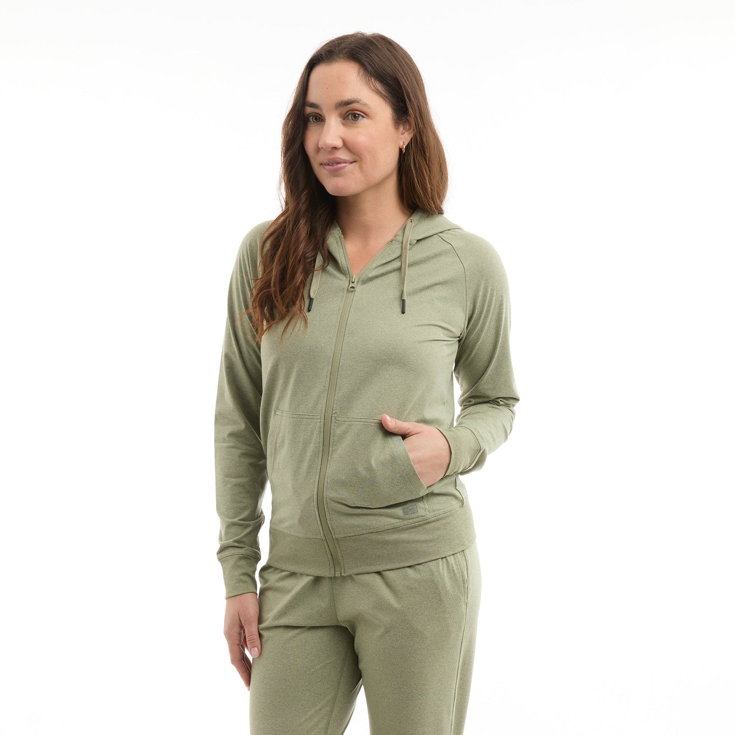 Pelagic Ws Zip Fleece Hoodie - Ws Sunrise