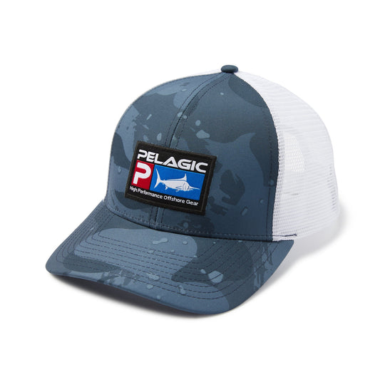 Pelagic Low Profile Trucker - Offshore Brush Camo