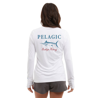 Pelagic Ws Fishing Shirt - Ws Aquatek Marlin Made