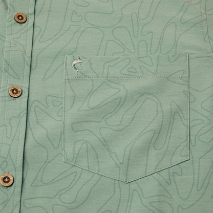 Pelagic Button Up - Stick Figure Topshot