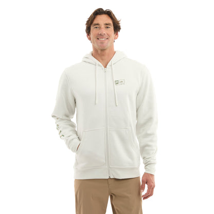 Pelagic Zip Fleece Hoodie - Tanner Wahoo Icon