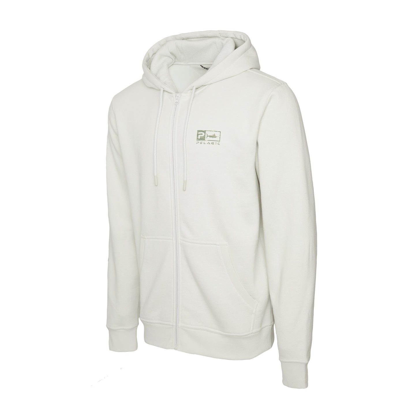 Pelagic Zip Fleece Hoodie - Tanner Wahoo Icon
