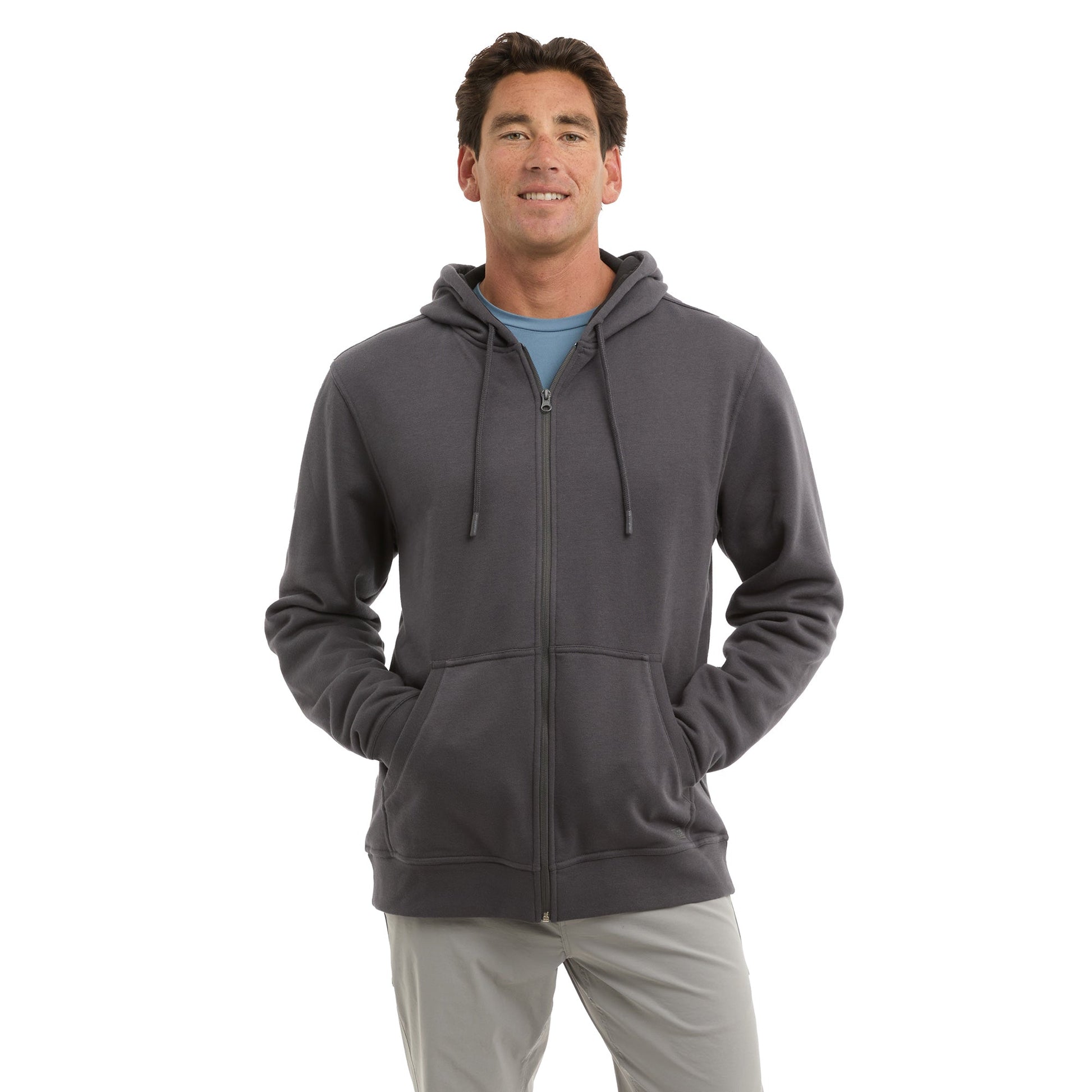Pelagic Zip Fleece Hoodie - Tanner