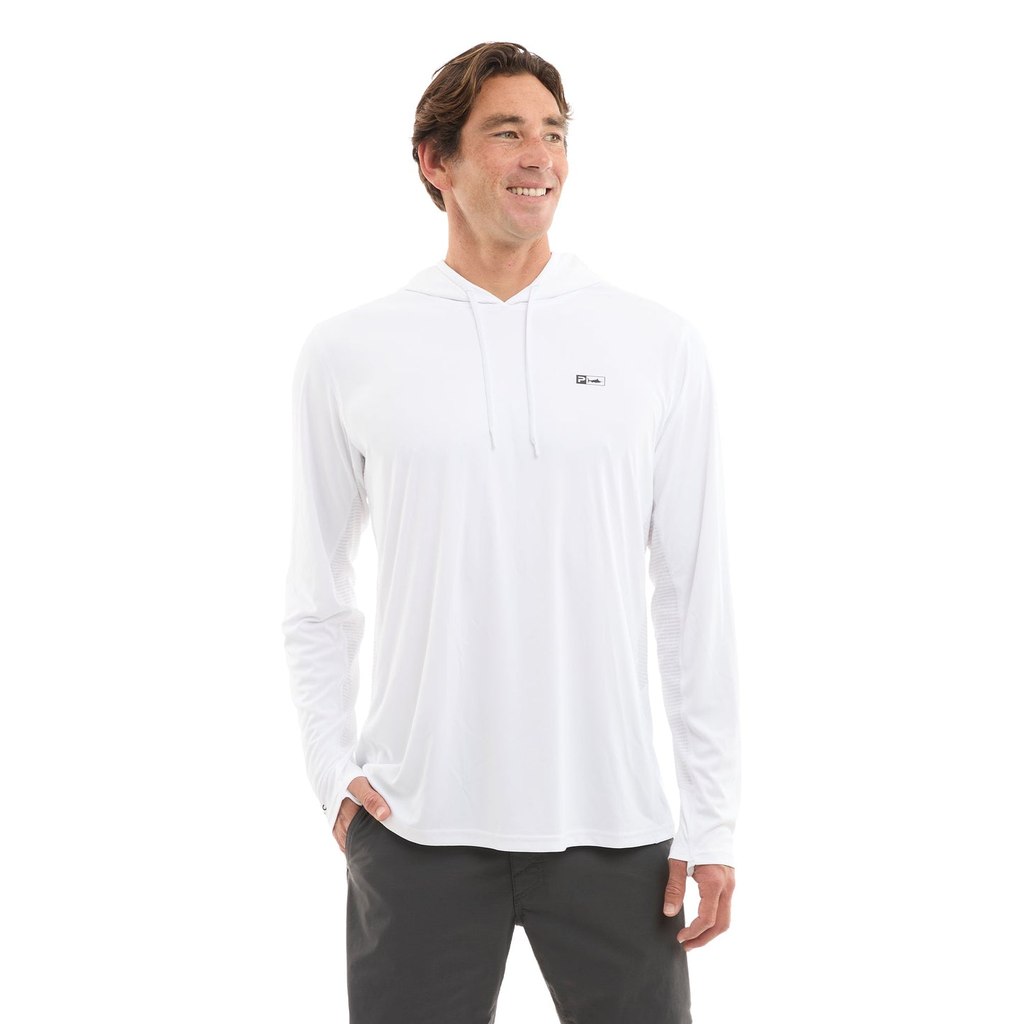 Pelagic Hooded Fishing Shirt - Vaportek Goione American Marlin