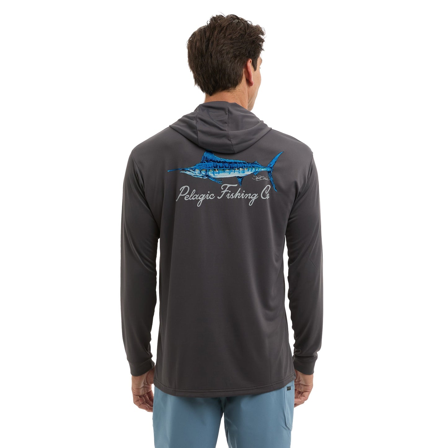 Pelagic Hooded Fishing Shirt - Aquatek Goione Marlin