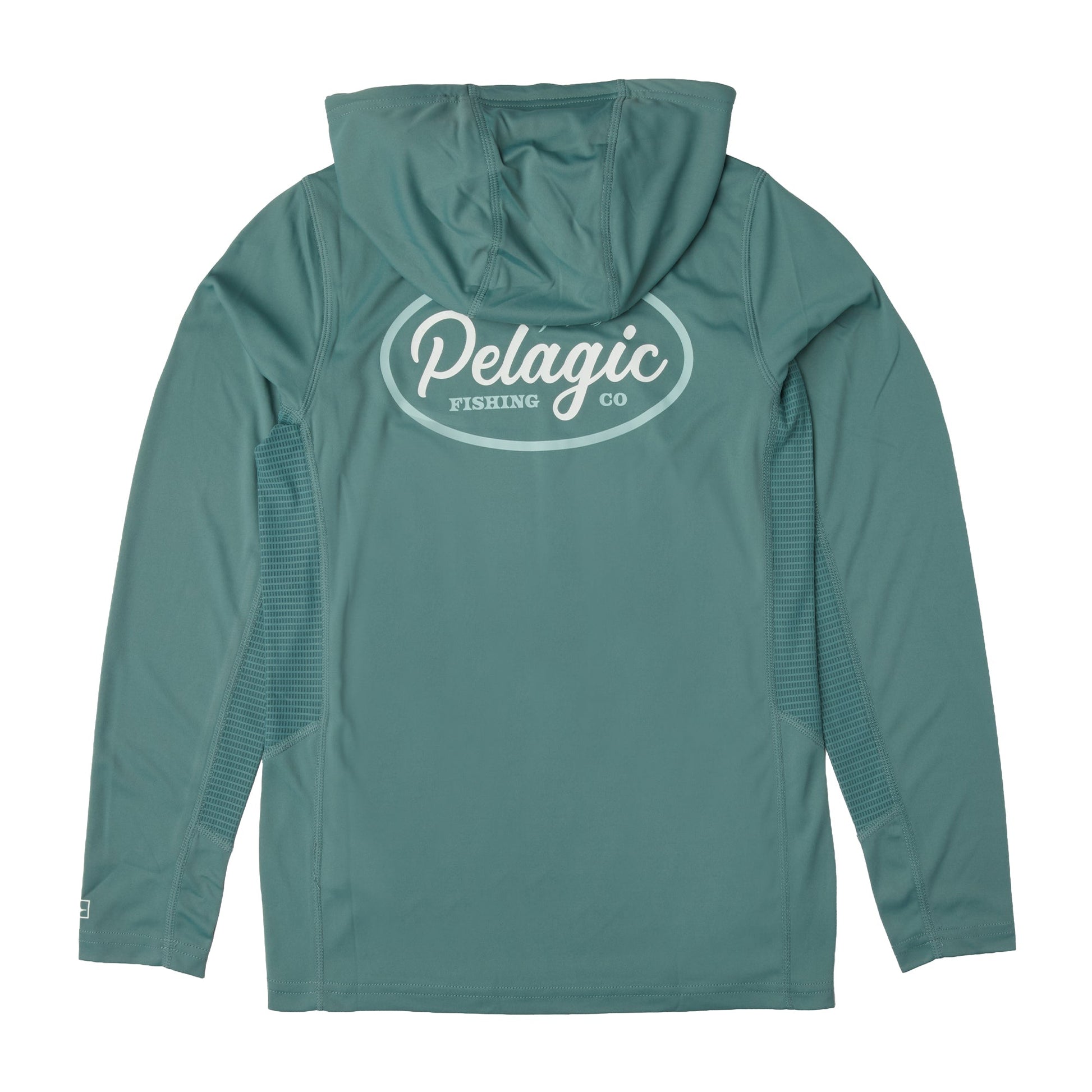 Pelagic Youth Hooded Fishing Shirt - Youth Vaportek Circled