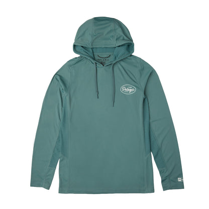 Pelagic Youth Hooded Fishing Shirt - Youth Vaportek Circled