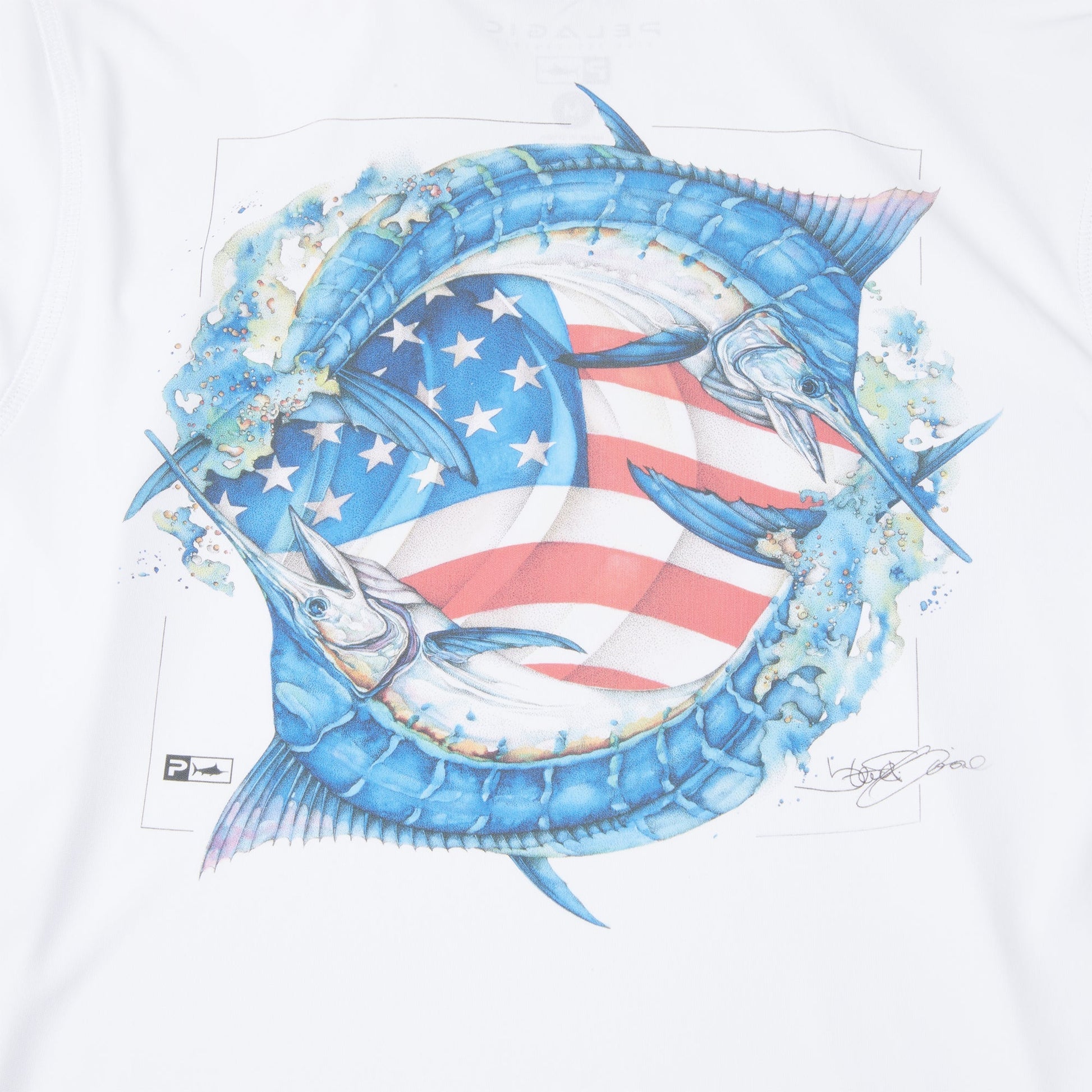 Pelagic Youth Hooded Fishing Shirt - Youth Vaportek Goione American Marlin