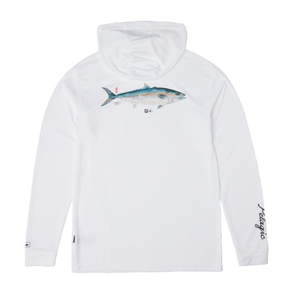 Pelagic Youth Hooded Fishing Shirt - Youth Aquatek Yellowtail