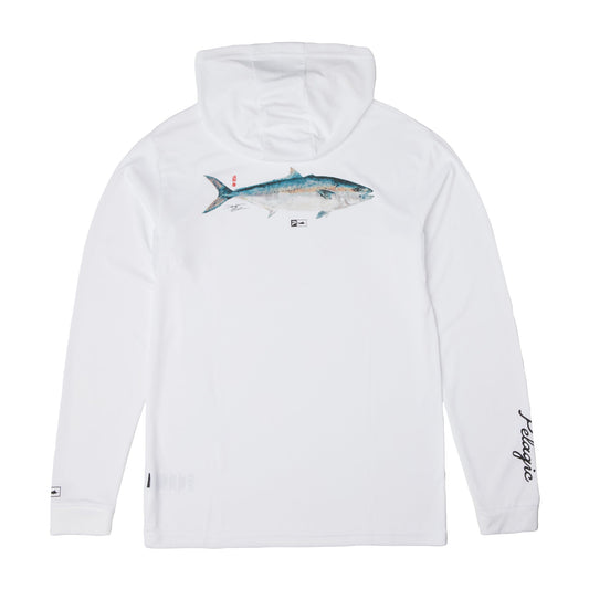 Pelagic Youth Hooded Fishing Shirt - Youth Aquatek Yellowtail