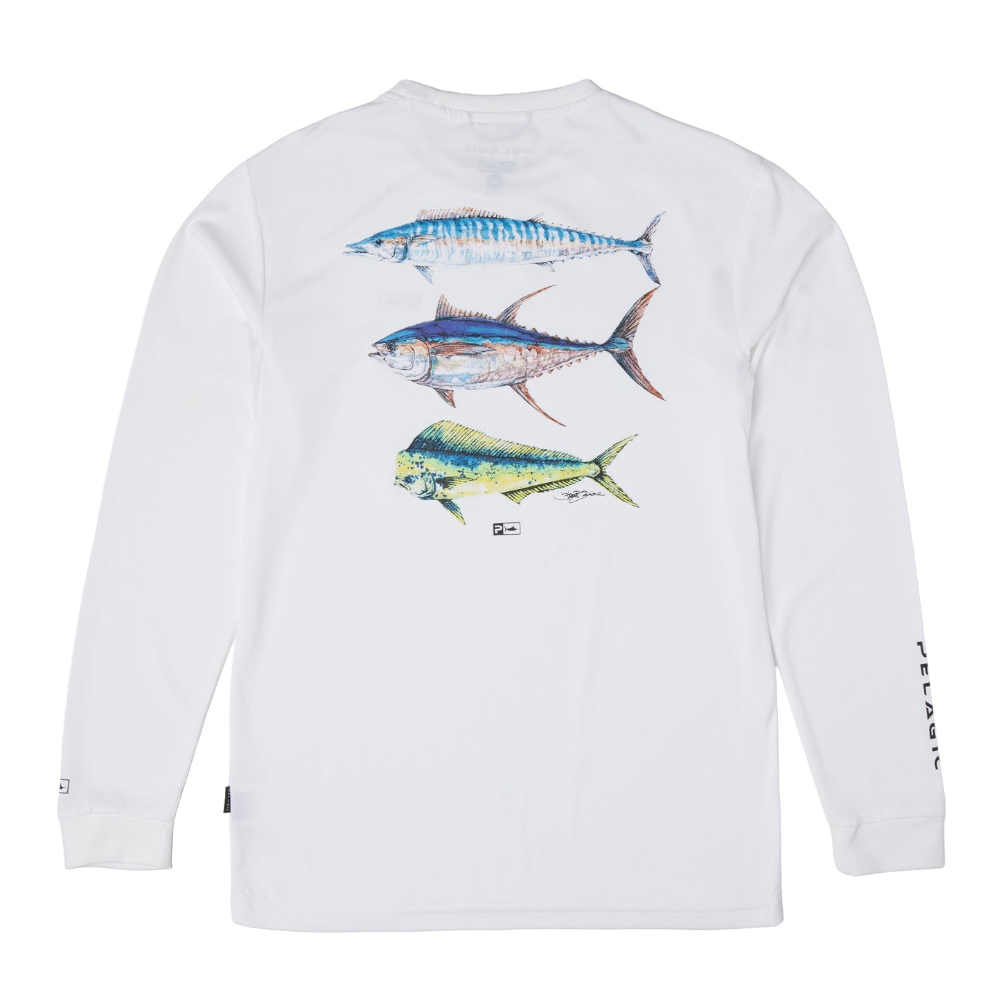 Pelagic Youth Fishing Shirt - Youth Aquatek Goione Three Peat