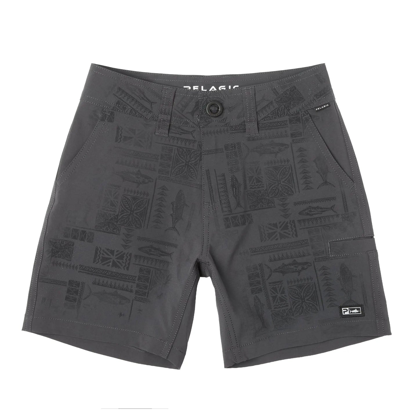 Pelagic Youth Hybrid Shorts - Youth Mako Deep Sea