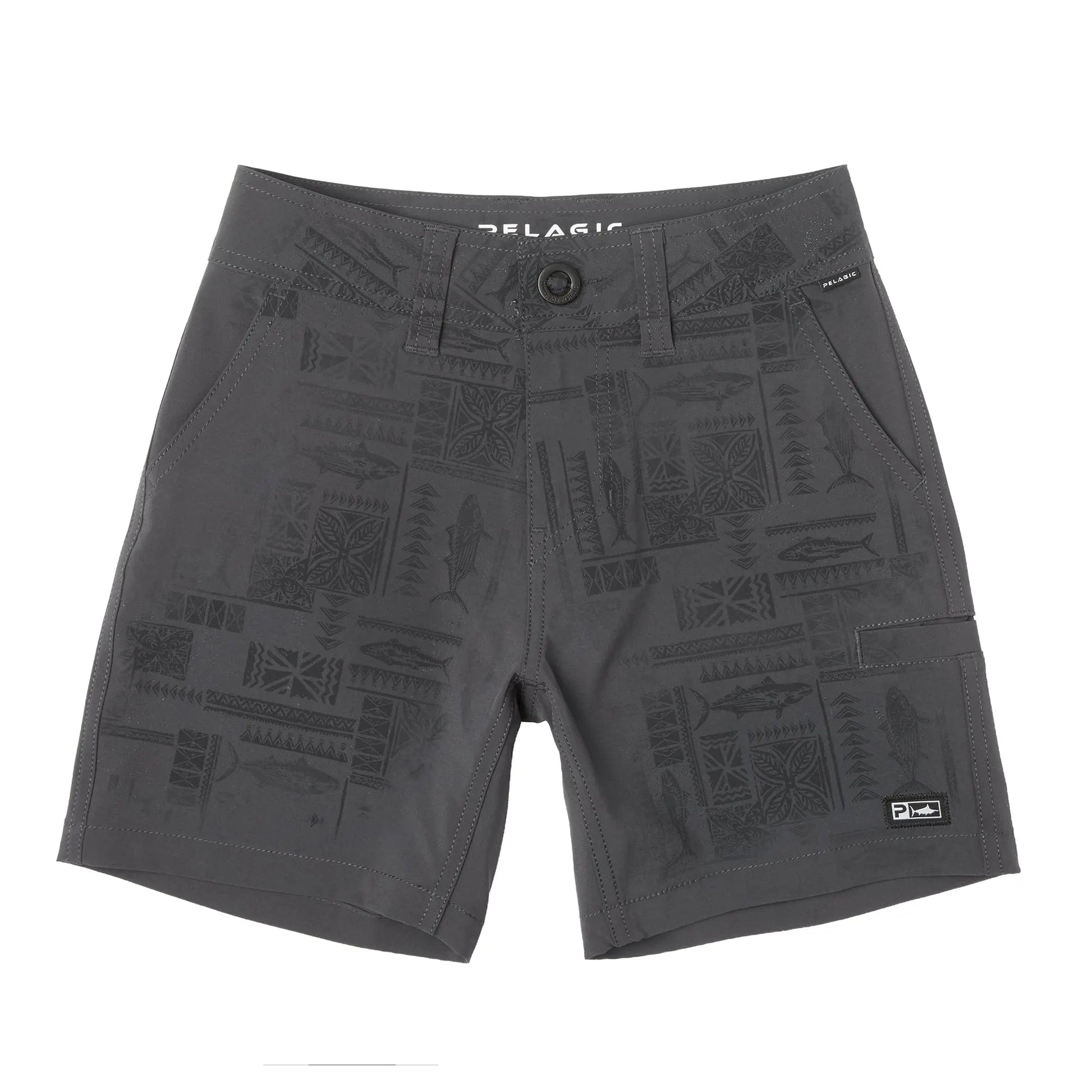 Pelagic Youth Hybrid Shorts - Youth Mako Deep Sea