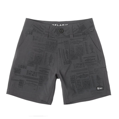 Pelagic Youth Hybrid Shorts - Youth Mako Deep Sea