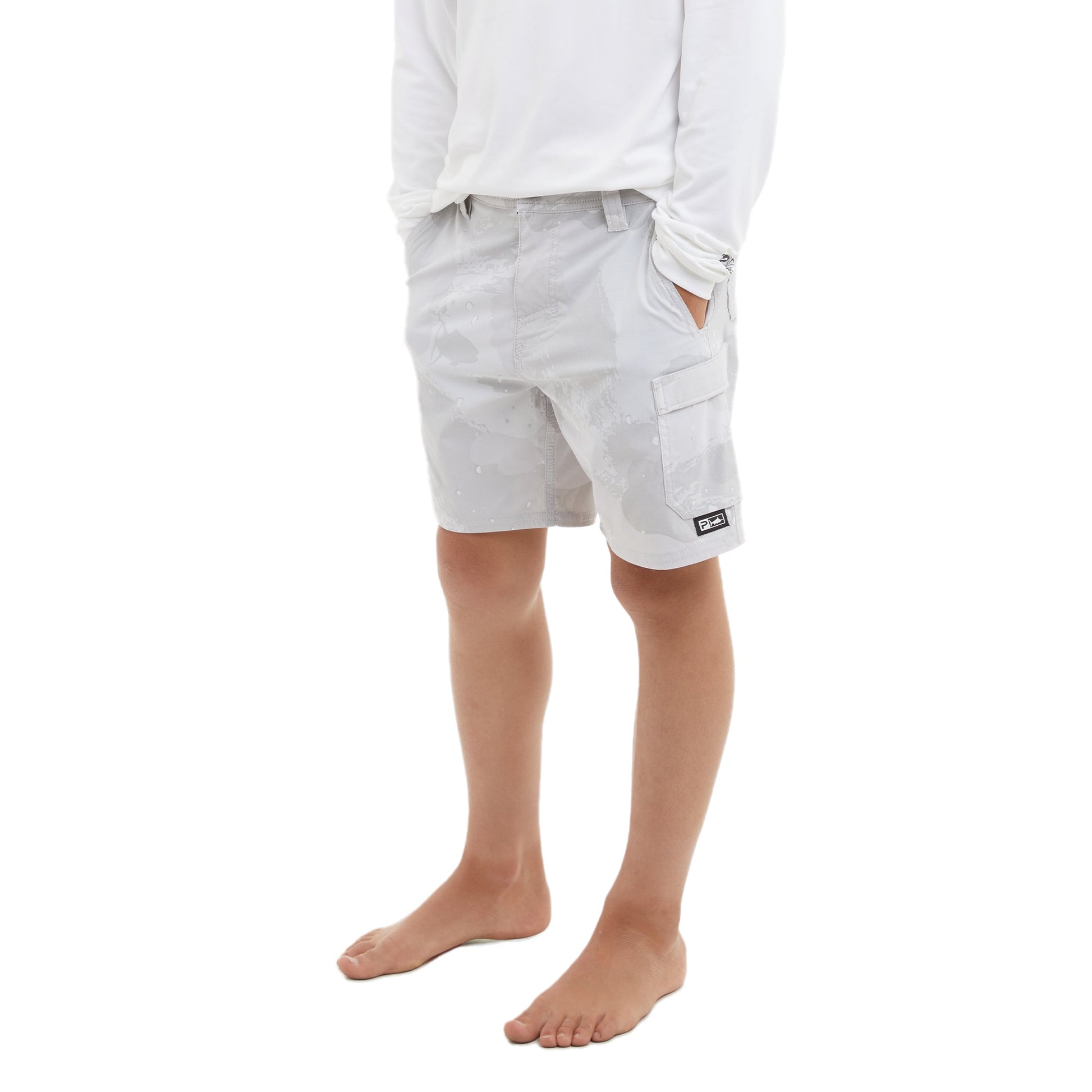 Pelagic Youth Hybrid Shorts - Youth Madeira Cargo