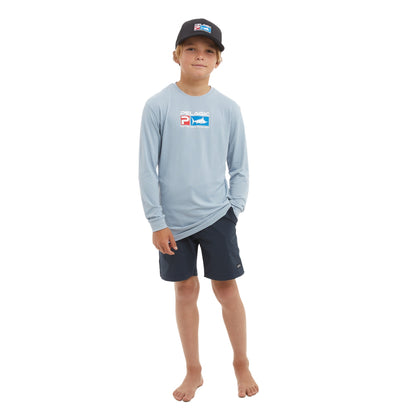Pelagic Youth Hybrid Shorts - Youth Mako
