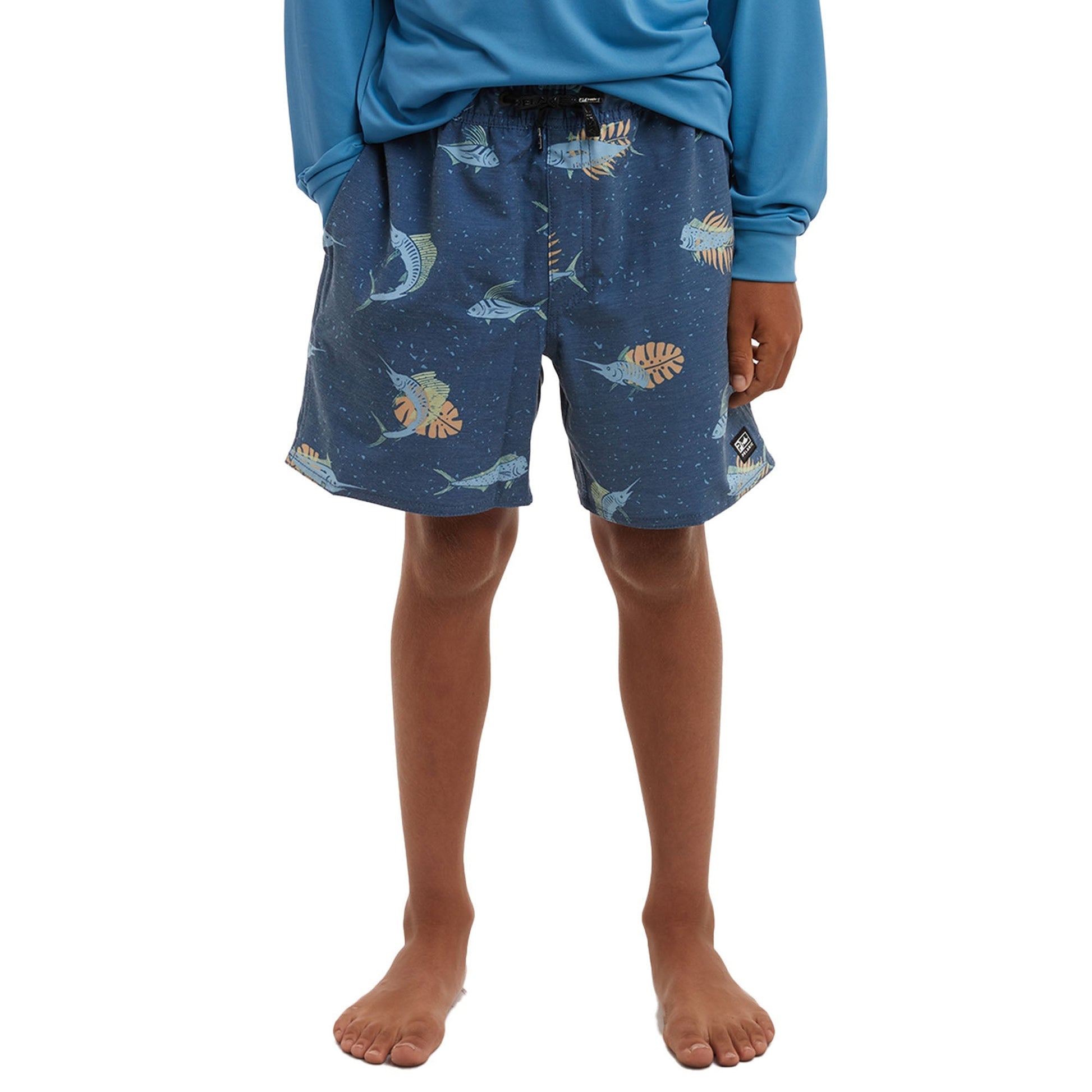 Pelagic Youth Elastic Waist Shorts - Youth Dockside