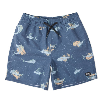 Pelagic Youth Elastic Waist Shorts - Youth Dockside