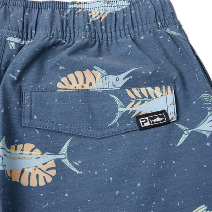 Pelagic Youth Elastic Waist Shorts - Youth Dockside