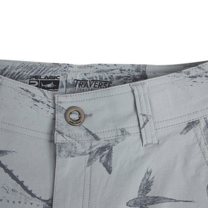 Pelagic Youth Hybrid Shorts - Youth Traverse Gyotaku