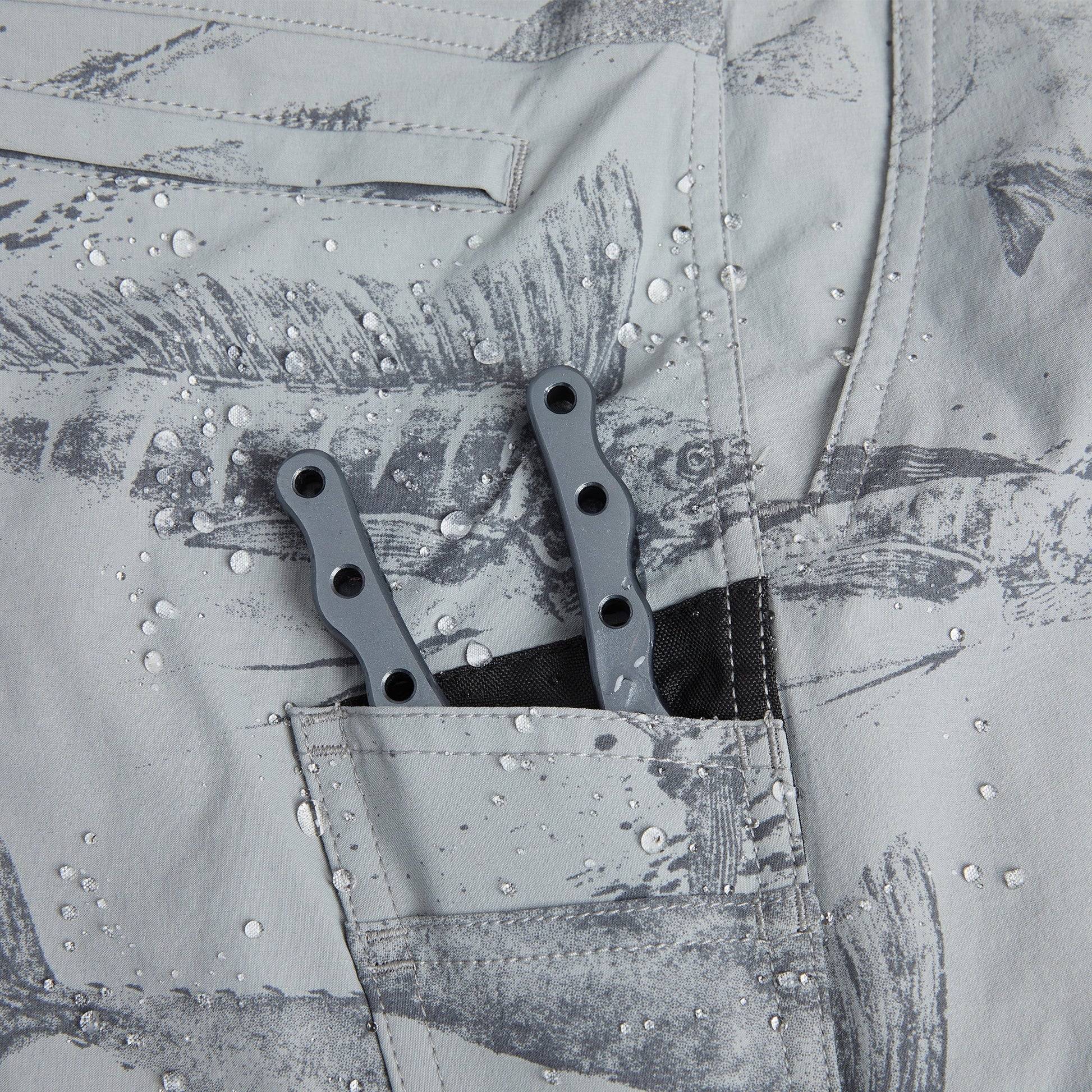 Pelagic Youth Hybrid Shorts - Youth Traverse Gyotaku