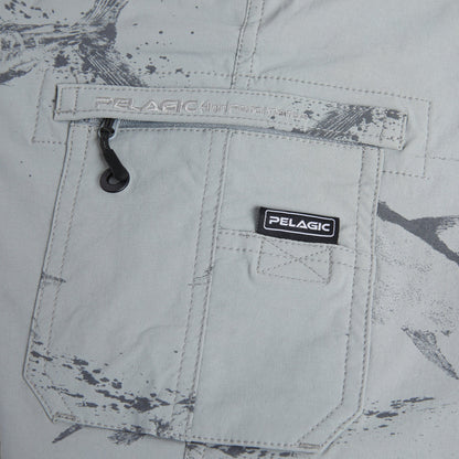 Pelagic Youth Hybrid Shorts - Youth Traverse Gyotaku