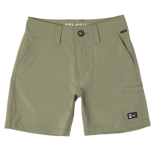 Pelagic Youth Hybrid Shorts - Youth Mako Deep Sea
