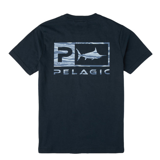 Pelagic Youth T-Shirt - Youth Wahoo Icon