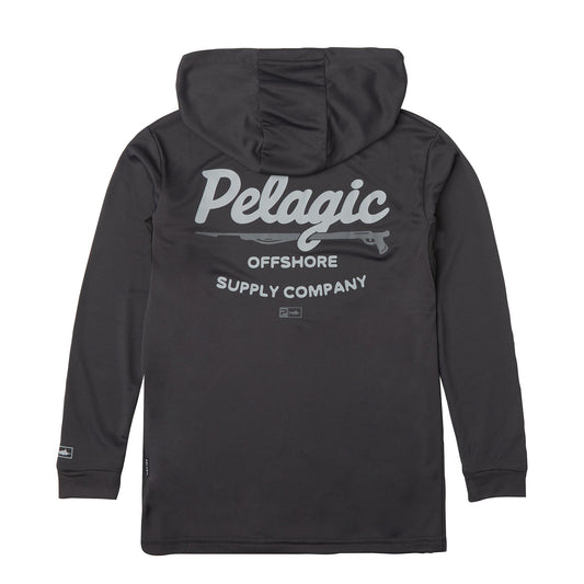 Pelagic Kid's Hooded Fishing Shirt - Kid's Aquatek Gunner