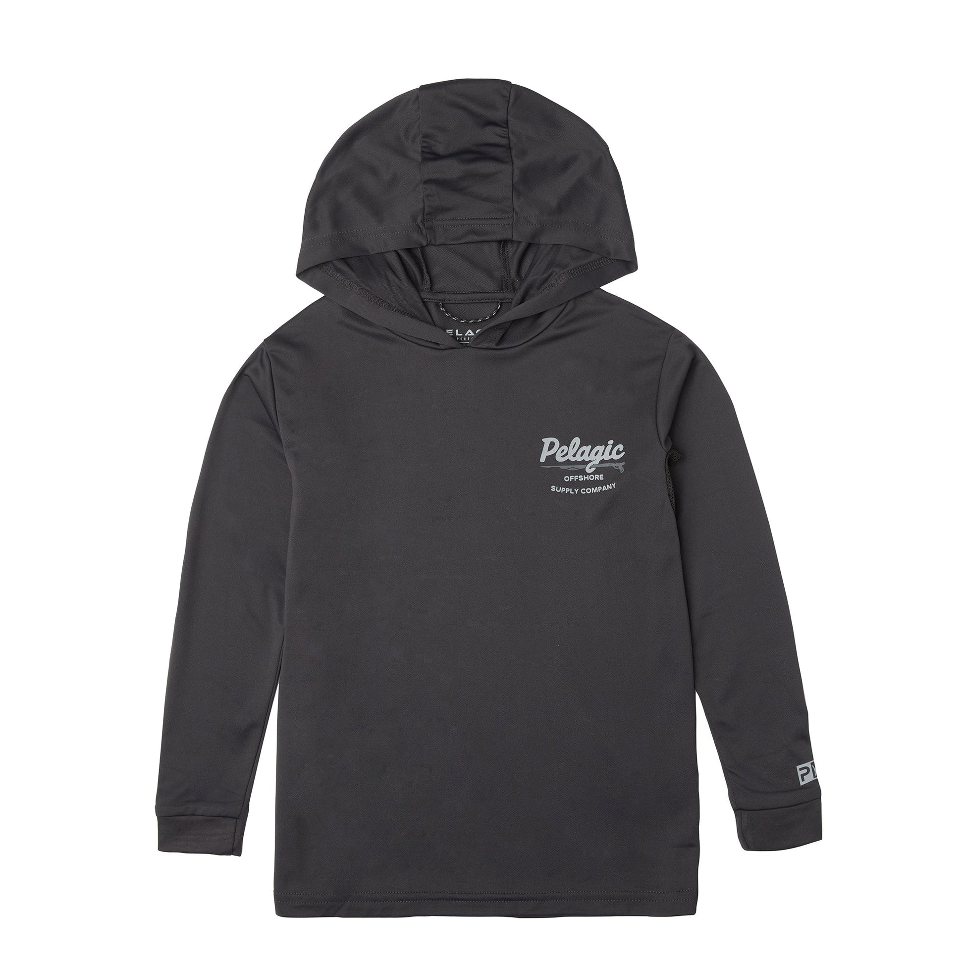 Pelagic Kid's Hooded Fishing Shirt - Kid's Aquatek Gunner