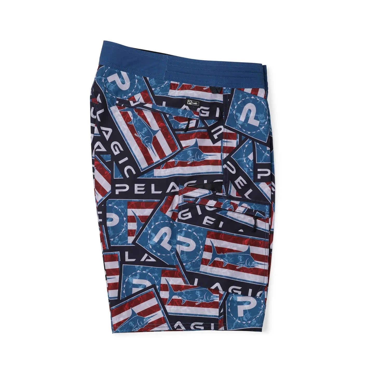 Pelagic Boardshorts 21" - Blue Water Sticker