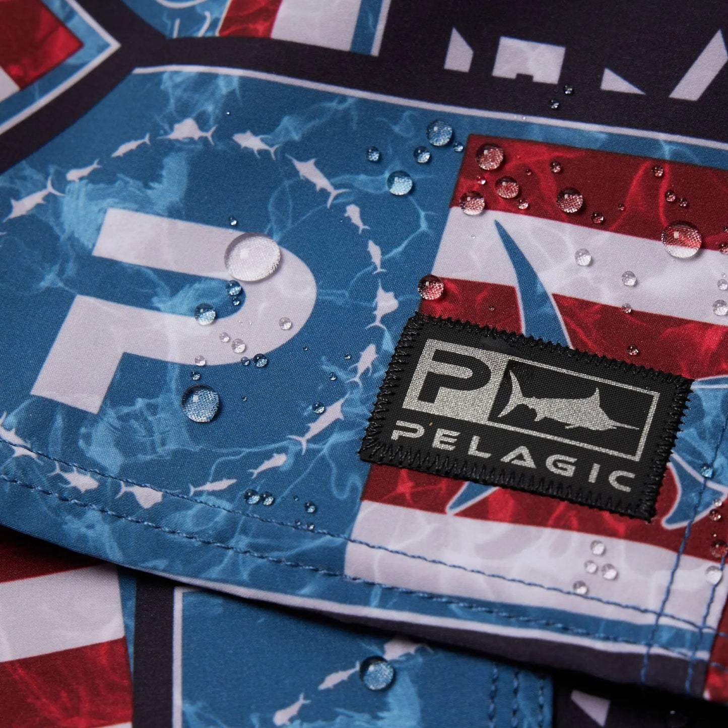 Pelagic Boardshorts 21" - Blue Water Sticker