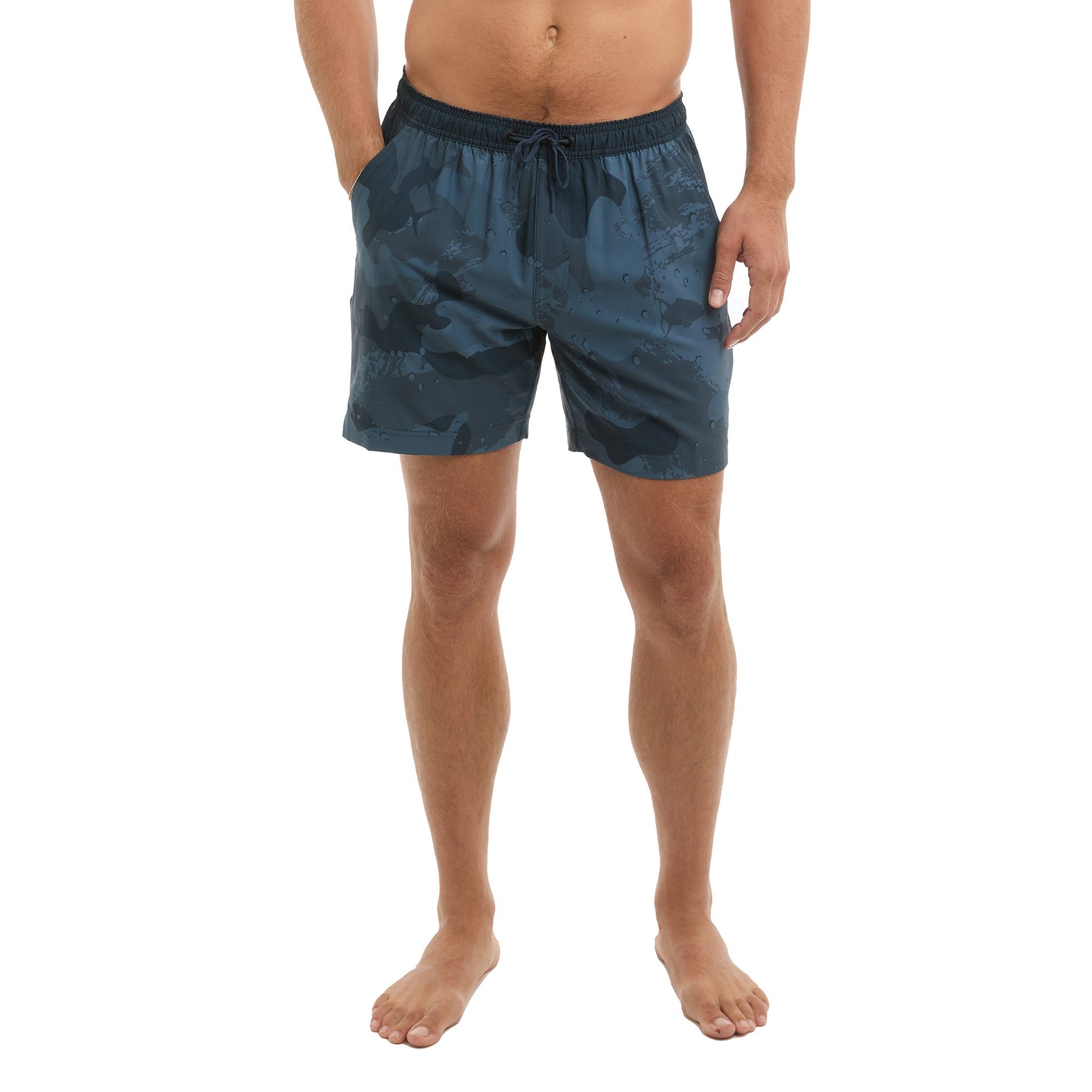 Pelagic Elastic Waist Lined Shorts 17" - Leiday