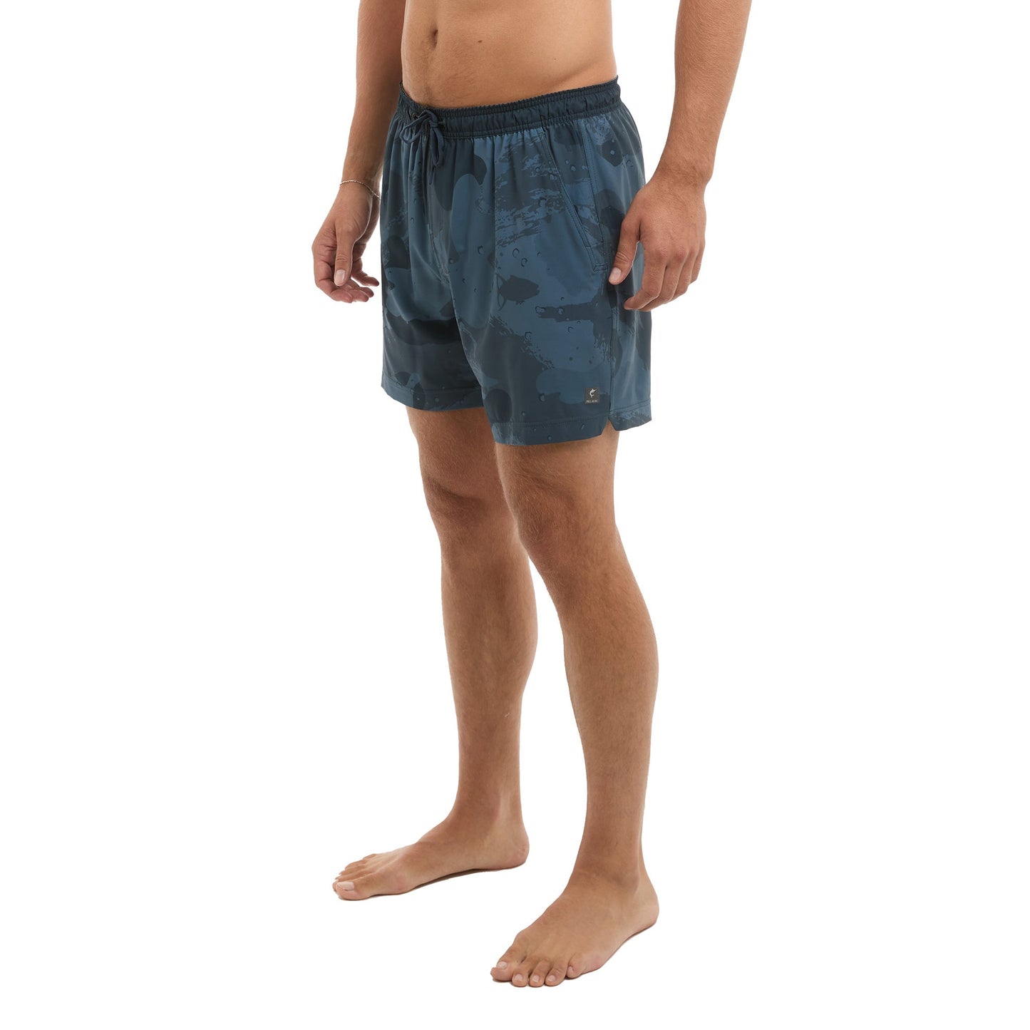 Pelagic Elastic Waist Lined Shorts 17" - Leiday