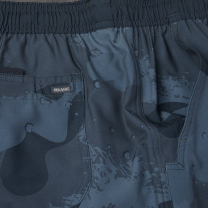 Pelagic Elastic Waist Lined Shorts 17" - Leiday