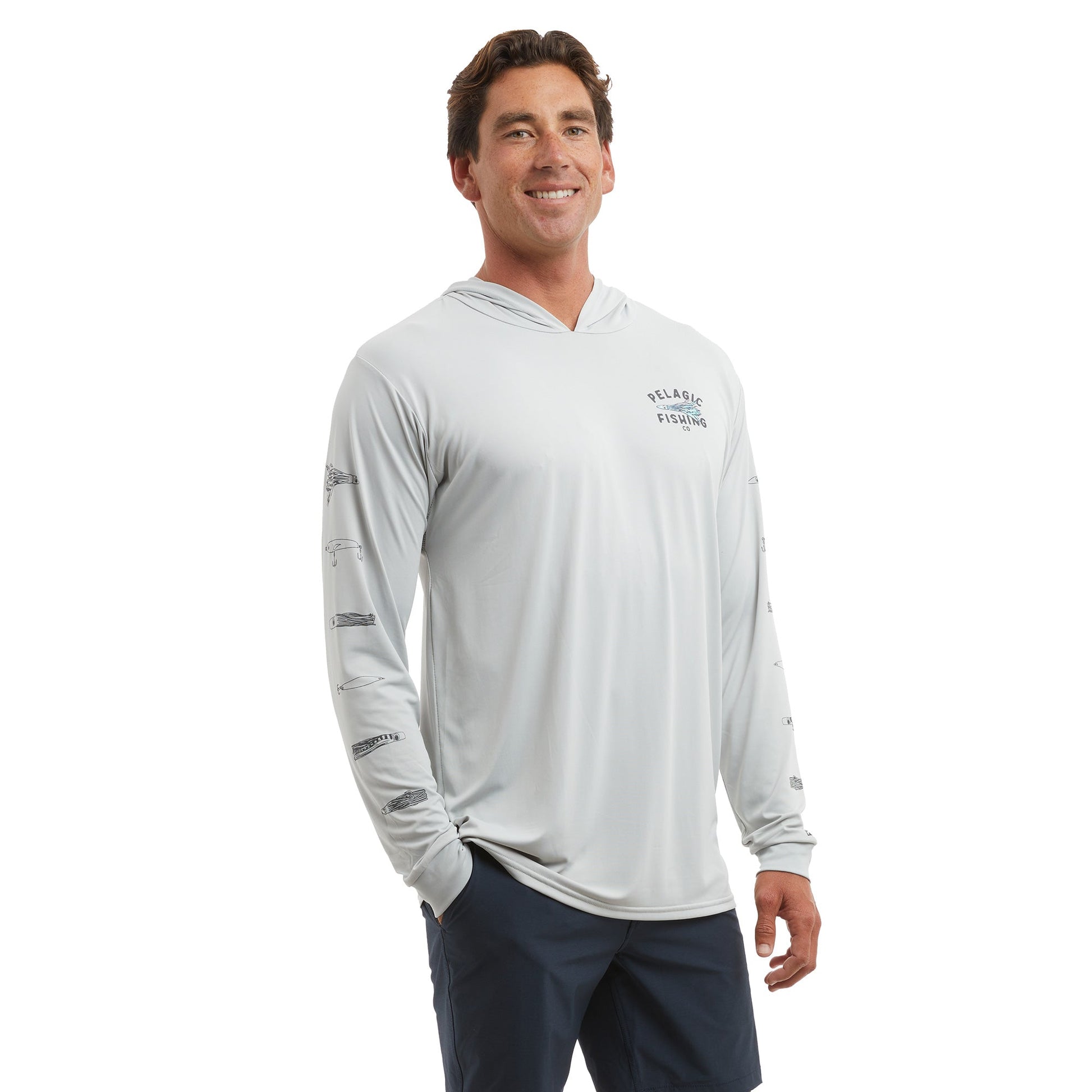 Pelagic Hooded Fishing Shirt - Aquatek Feather'd